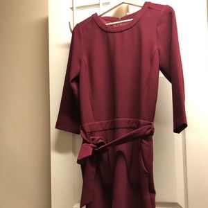 Madewell jumpsuit in wine color
